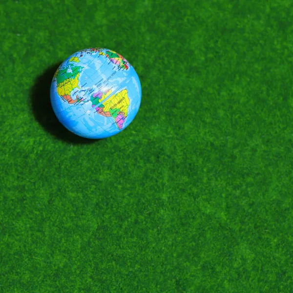 Globe On grassIn, Eco Environmental Concept