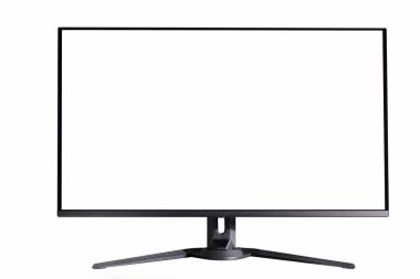 PC tablo modelleme monitörü, beyaz arkaplanda modern ekran teknolijisi