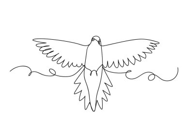 Süslü güvercin sanat süslemeleri..