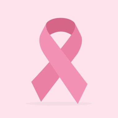 Pembe arka planda AIDS ya da göğüs kanseri farkındalığı.