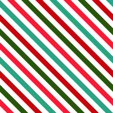 Beyaz arka planda turuncu, yeşil, kırmızı ve nane rengi şeritler. Grafik tasarımı, kumaş, tekstil ve moda için desensel çapraz çizgiler kusursuz.