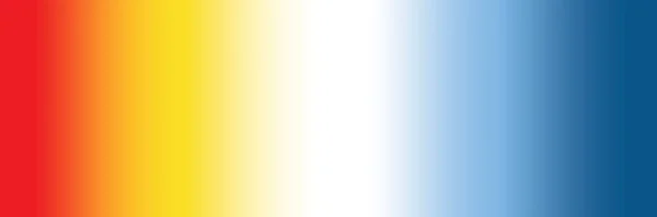 Abstract gradient color background. Red, orange, yellow, white, gradation until blue.  Background color for graphic design, banner, poster.