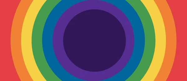 Rainbow circle lines on purple background. Background color for graphic design, banner, poster.