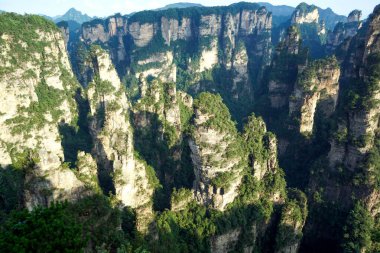 Tianzi Shan Dağı karst Wulingyuan Sahne Bölgesi, Zhangjiajie Ulusal Orman Parkı, Hunan, Çin