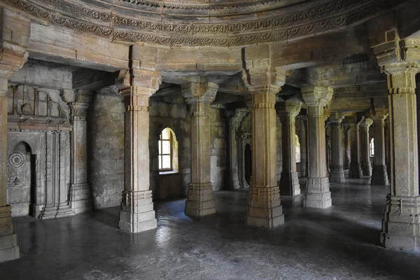 Shaher Masjid Vista Interior Esculturas Pedra Trabalho Pilares Parede Cúpula — Fotografia de Stock