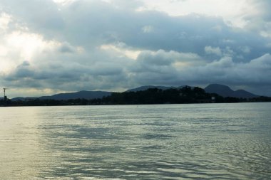 Brahmaputra River, Guwahati, Assam clipart