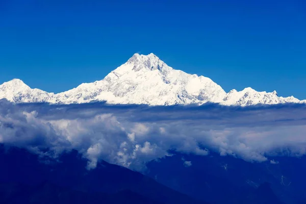 Гора Канченджанга Зулук Восточный Сикким Заповедник Панголаха Индия Лицензионные Стоковые Фото