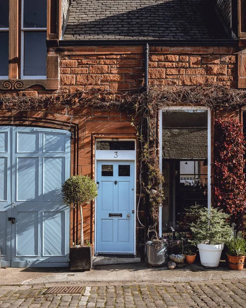Edinburgh 'daki güzel bina cephesi