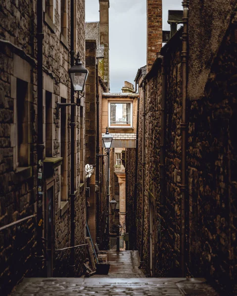 stock image CNice view of an alley in Edinburgh