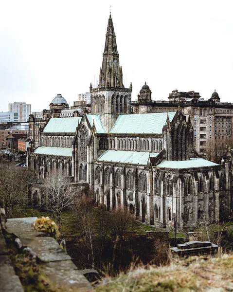 Glasgowská Katedrála Shora — Stock fotografie