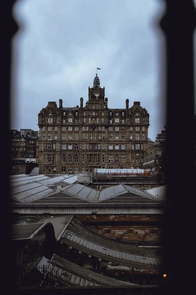 Edinburgh Nowy Widok Miasto Świcie — Zdjęcie stockowe