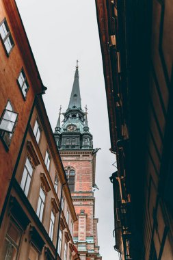 Stockholm 'ün eski bir kasabasında mimarlık