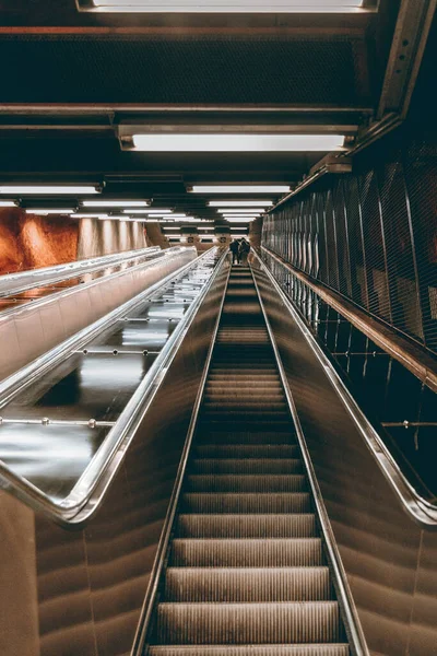 Estação Subterrânea Metro Estocolmo — Fotografia de Stock