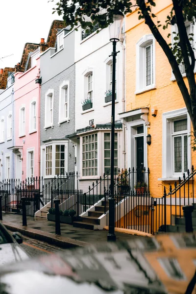 Красивый Ряд Домов Лондоне — стоковое фото