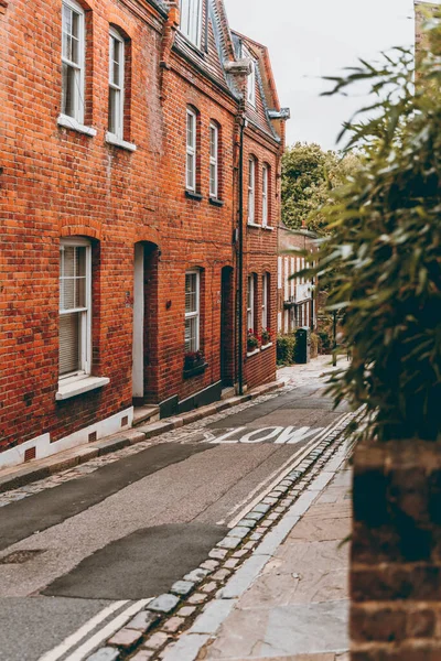 Eine Enge Straße Und Ein Altes Gebäude London — Stockfoto