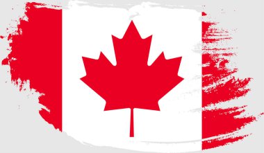 Kanada bayrağı Grunge