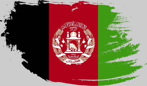 Drapeau Grunge Afghanistan — Image vectorielle