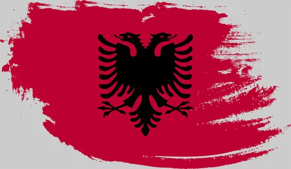 Σημαία Της Αλβανίας — Διανυσματικό Αρχείο