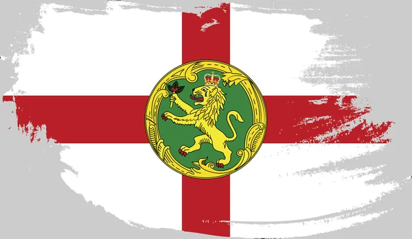 Grunge Flagge Von Alderney — Stockvektor