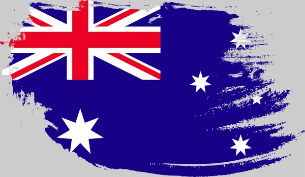 Гранж Флаг Австралии — стоковый вектор