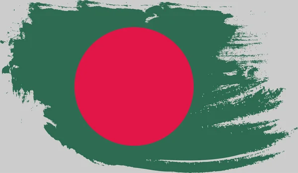 Grunge Vlag Van Bangladesh — Stockvector