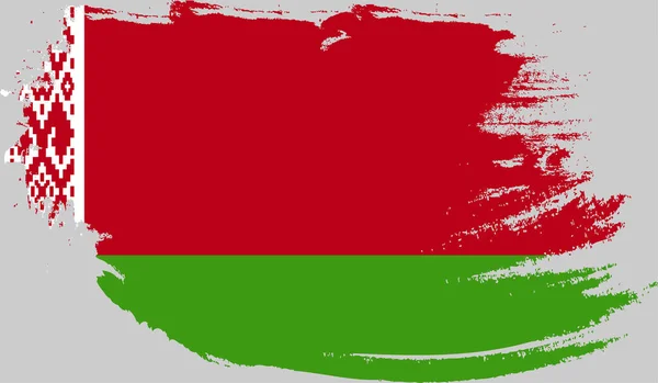 Bandiera Grunge Bielorussia — Vettoriale Stock