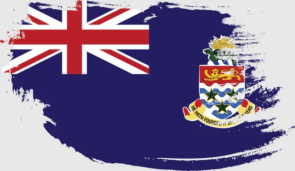 Bandiera Grunge Delle Isole Caymen — Vettoriale Stock
