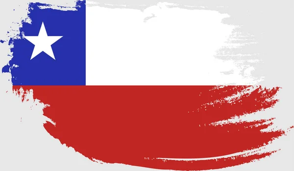 Grunge Flagge Von Chile — Stockvektor