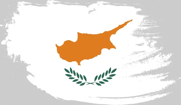 Гранж Прапор Кіпру — стоковий вектор