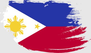 Filipinler bayrağı Grunge