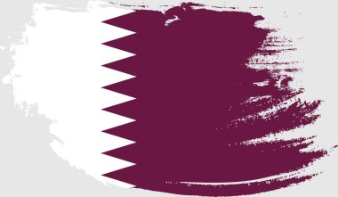 Grunge bayrak Katar