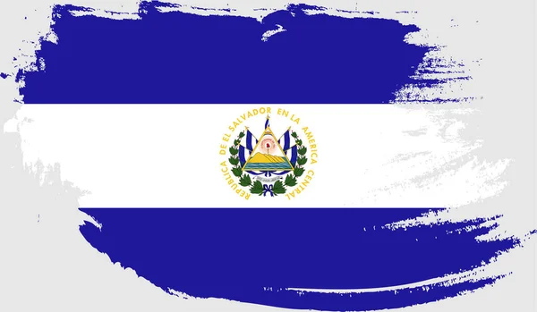 Гранж Флаг Сальвадора — стоковый вектор