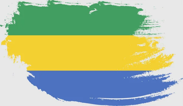 Grunge Flag Gabon — Stock Vector