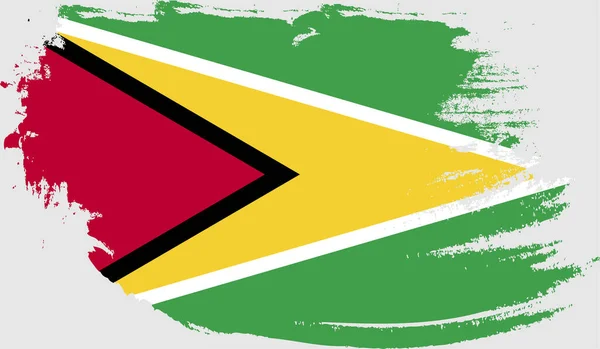 Grunge Flag Guyana — Stock Vector