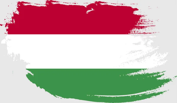Bandera Grunge Hungary — Archivo Imágenes Vectoriales