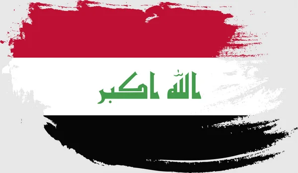 Grunge Irak Bayrağı — Stok Vektör