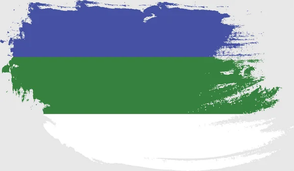 Bandera Grunge Komi — Archivo Imágenes Vectoriales