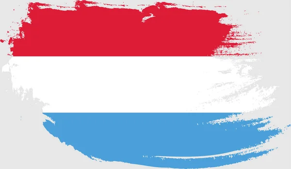 Bandera Grunge Luxembourg — Archivo Imágenes Vectoriales