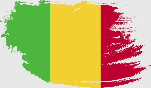 Flaga Ilustracja Mali — Wektor stockowy