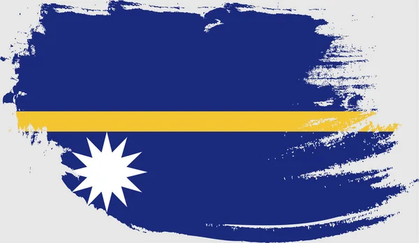 Bandiera Grunge Nauru — Vettoriale Stock
