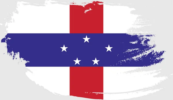 Grunge Flag Netherlands Antilles — Stock Vector