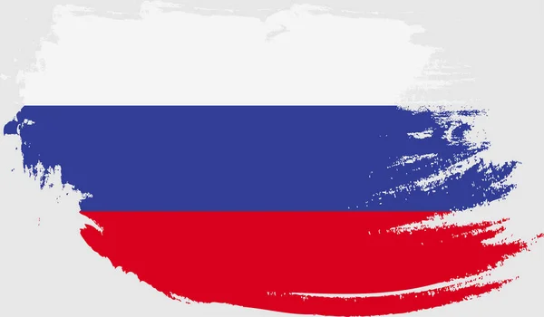 Bandera Grunge Rusia — Archivo Imágenes Vectoriales