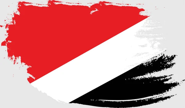 Grunge Drapeau Mer Principauté Sealand — Image vectorielle