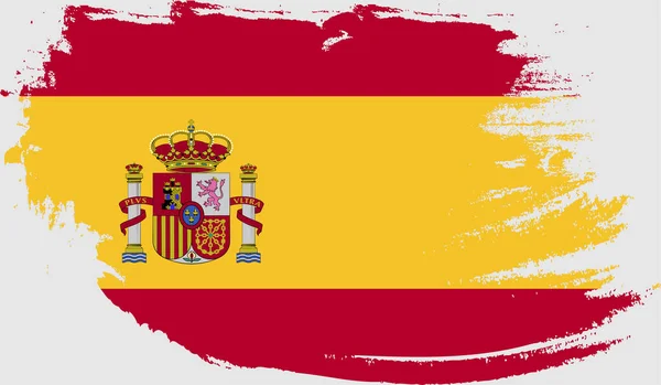 Grunge Flag Spain — Stock Vector