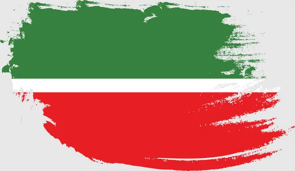 Grunge Flagge Der Republik Tatarstan — Stockvektor