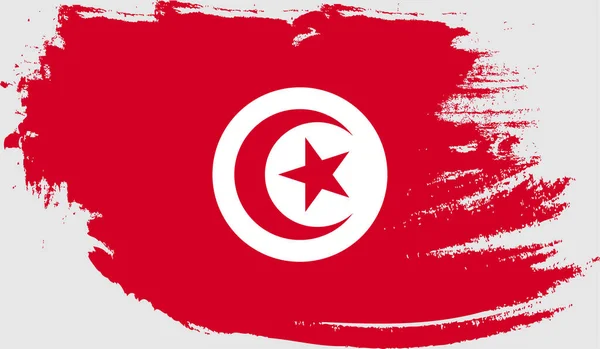 Гранж Флаг Туниса — стоковый вектор