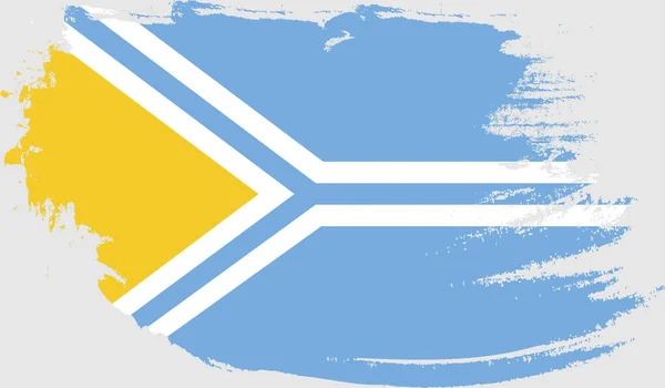Σημαία Mobilegrunge Της Τούβας — Διανυσματικό Αρχείο