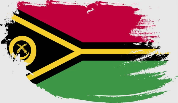 Bandeira Mobilegrunge Vanuatu —  Vetores de Stock