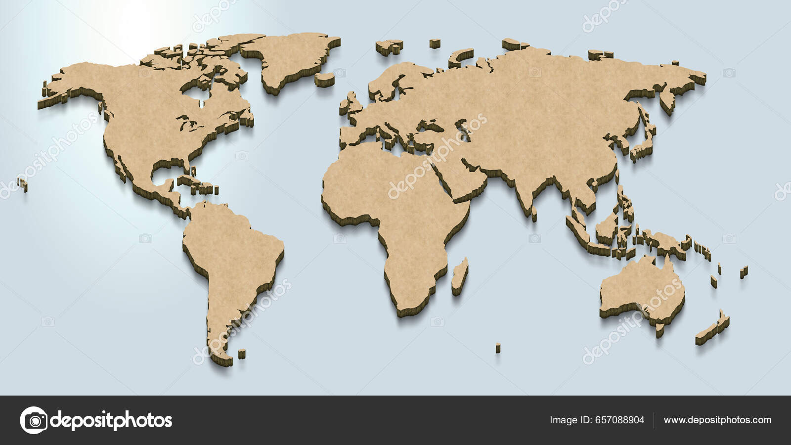 Render Map World — Stock Photo © sansak19@hotmail.com #657088904