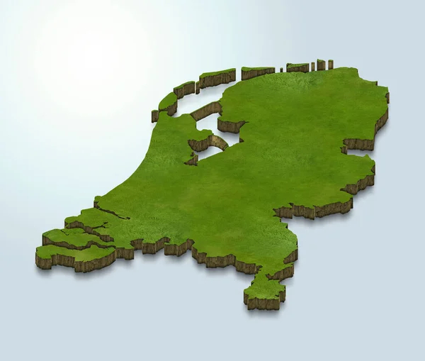 Зображення Карти Нідерландів — стокове фото